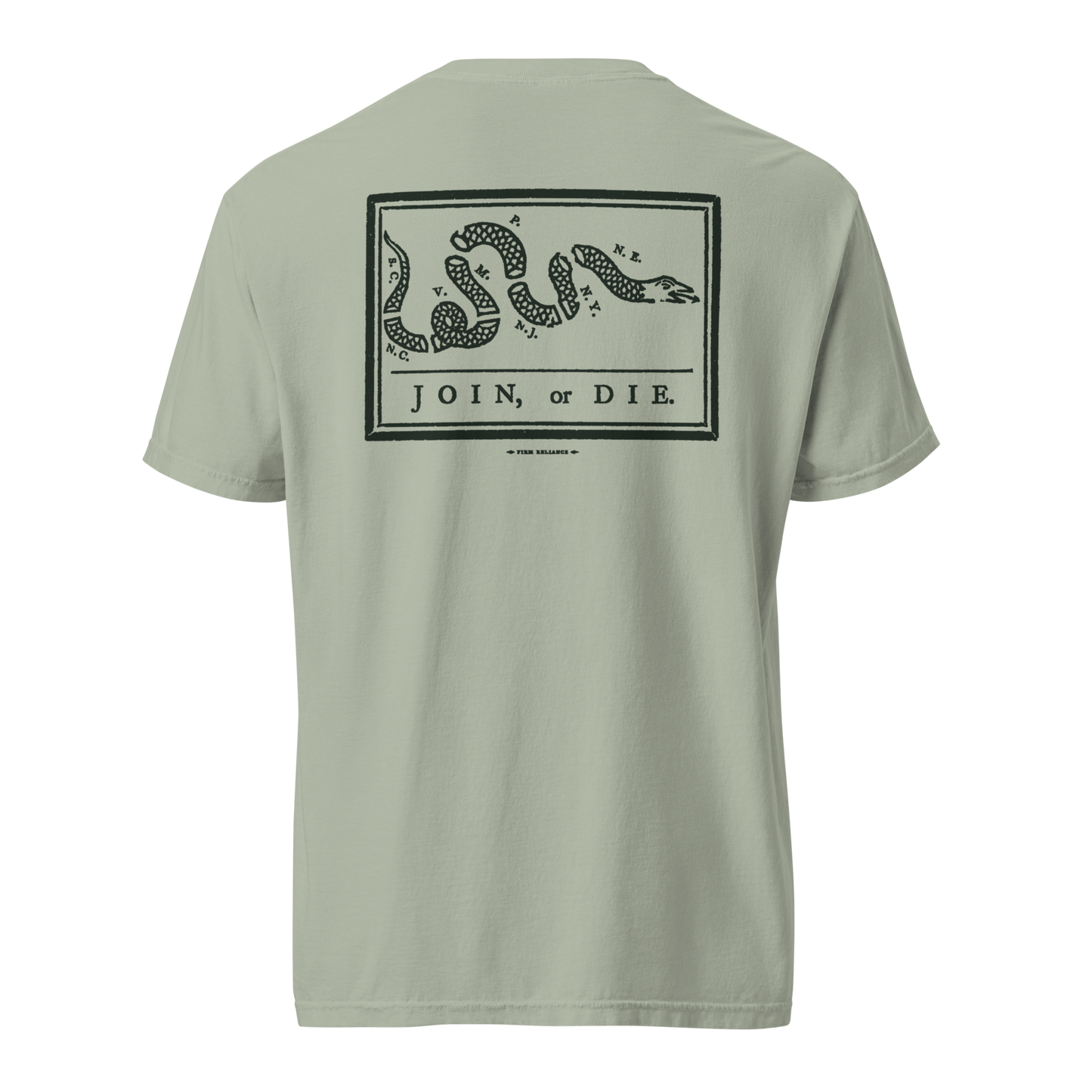 Firm Reliance Join or Die Comfort Colors Tee