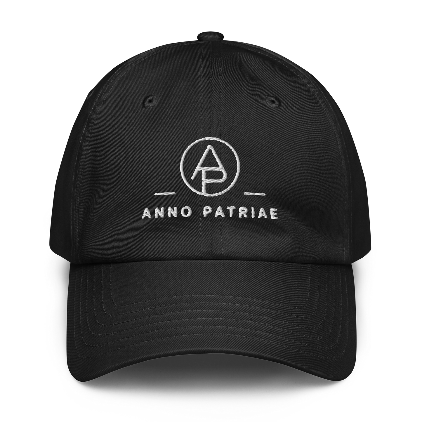 ANNO PATRIAE Monogram Under Armour Dad Hat in Black