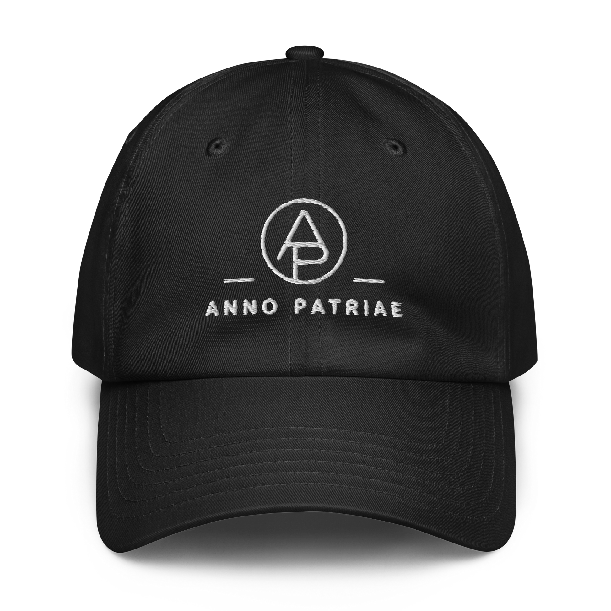 ANNO PATRIAE Monogram Under Armour Dad Hat in Black