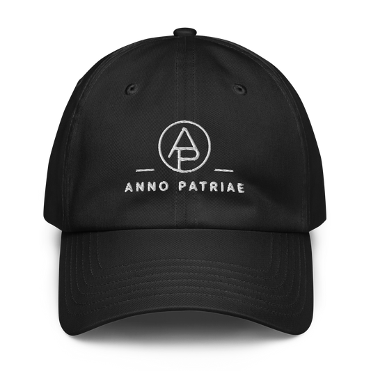 ANNO PATRIAE Monogram Under Armour Dad Hat in Black