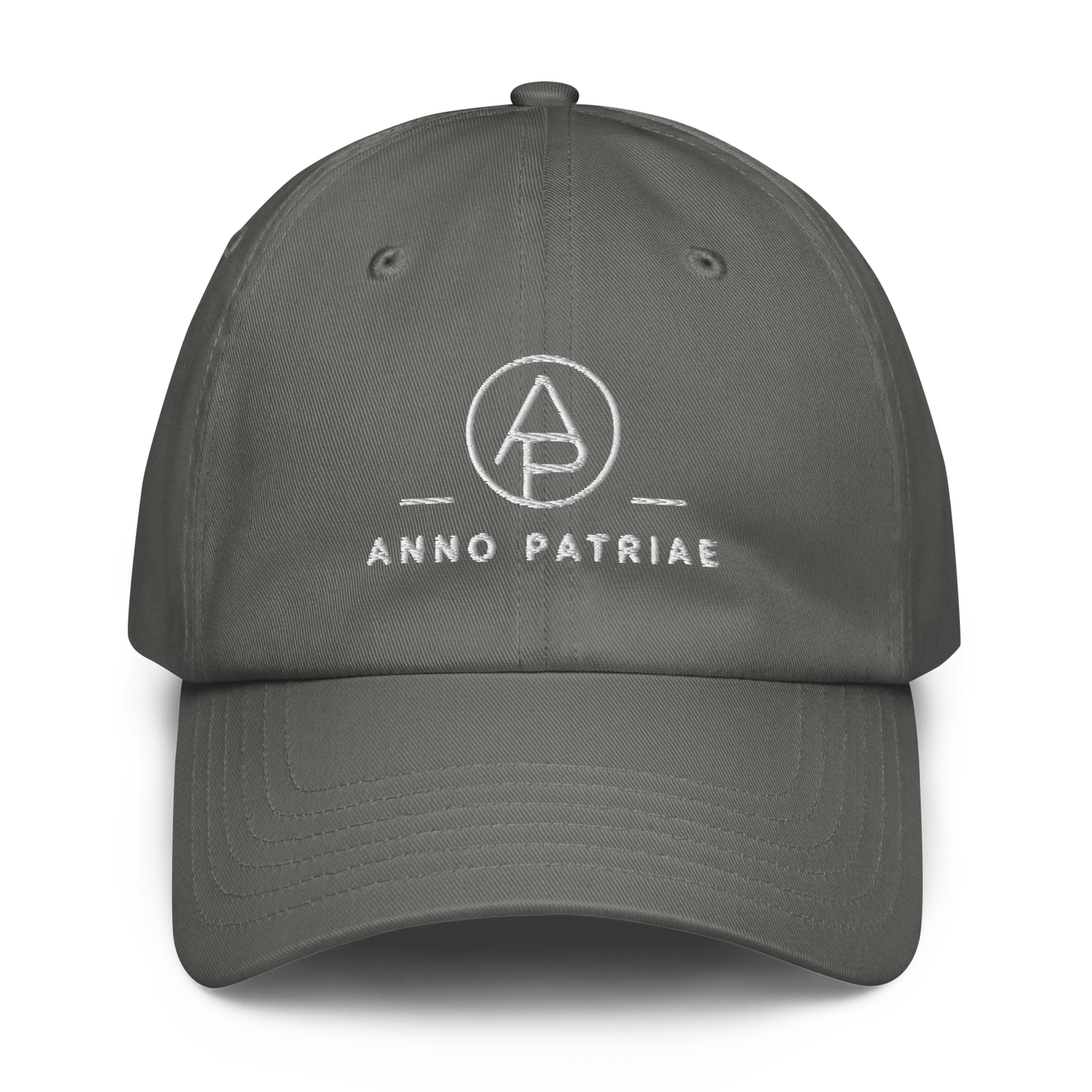 ANNO PATRIAE Monogram Under Armour Dad Hat in Grey