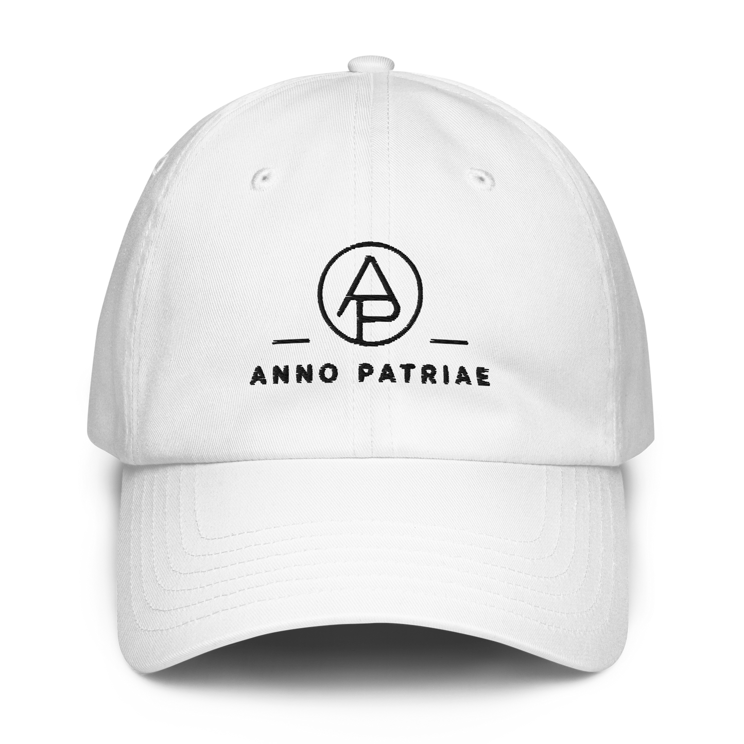 ANNO PATRIAE Monogram Under Armour Dad Hat in White