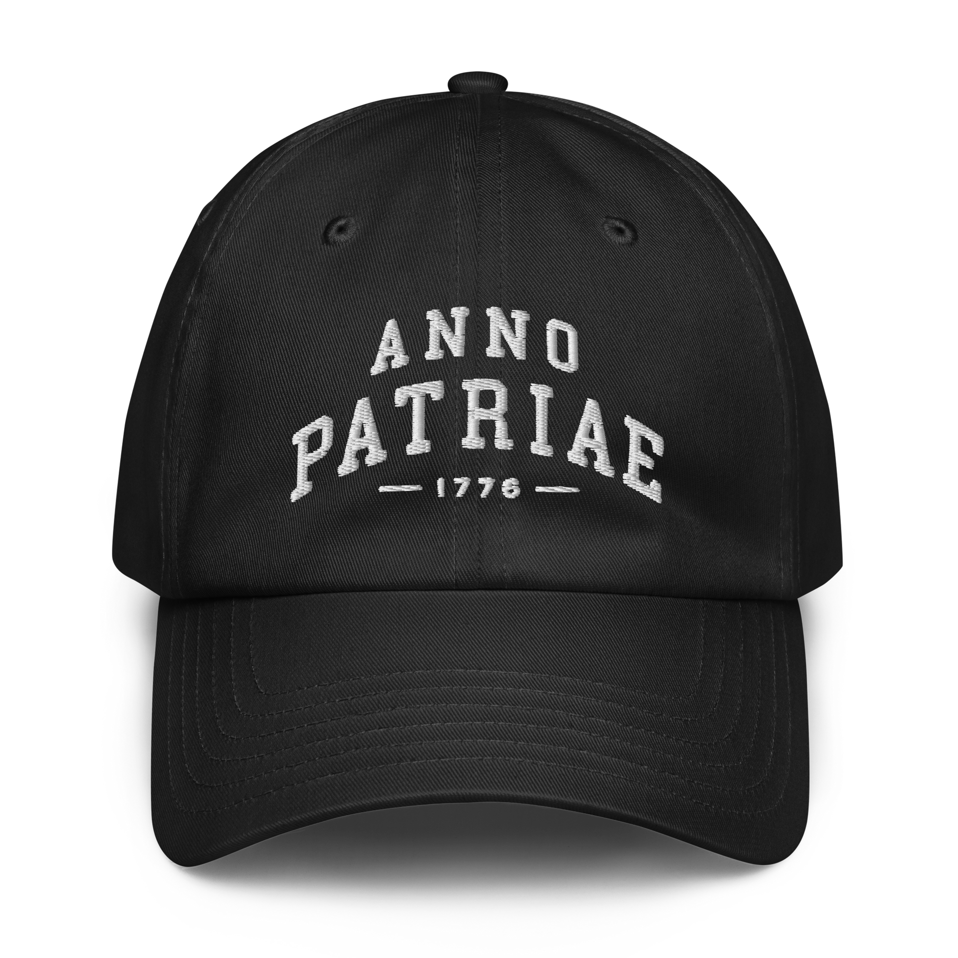 ANNO PATRIAE Varsity Under Armour Dad Hat in Black