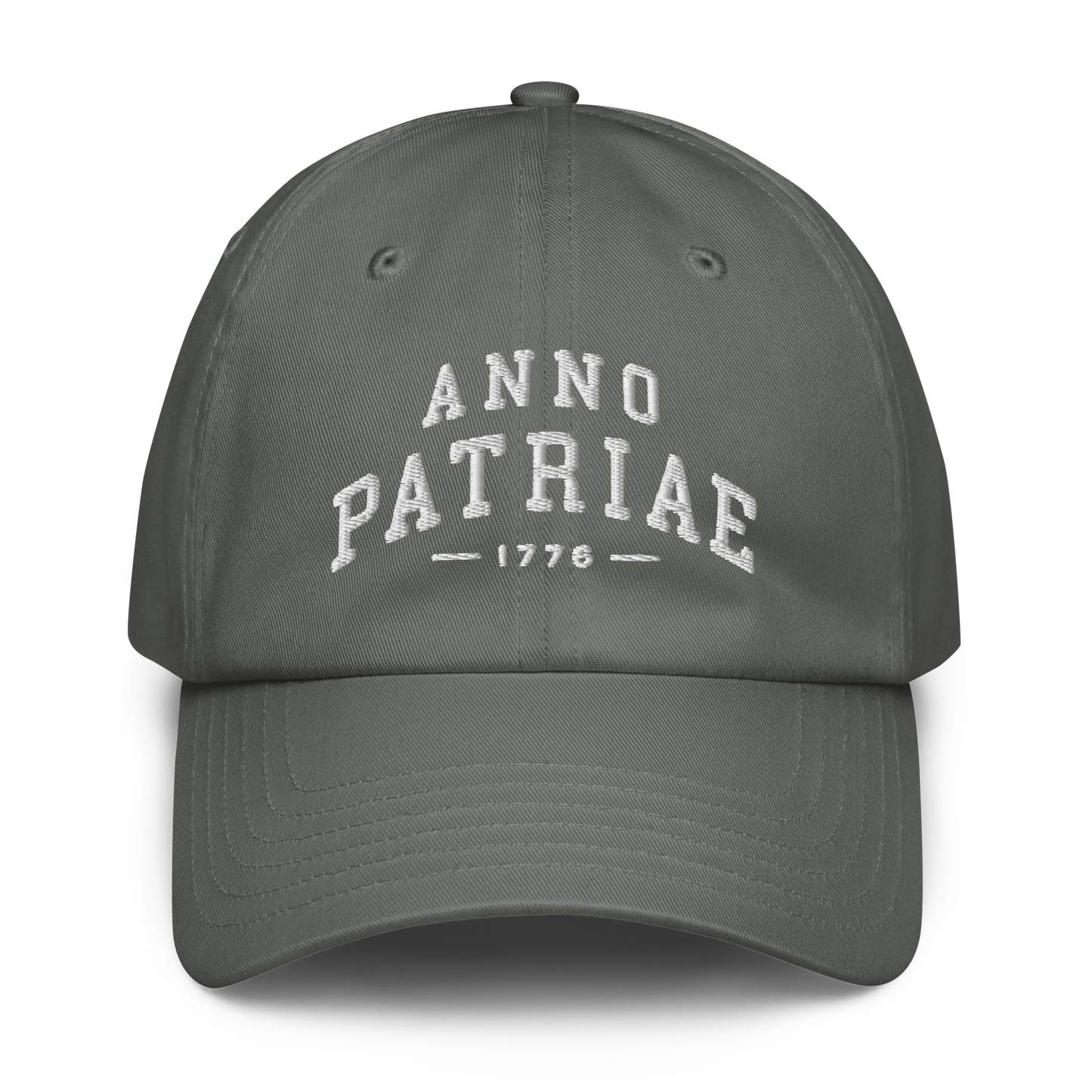 ANNO PATRIAE Varsity Under Armour Dad Hat in Grey