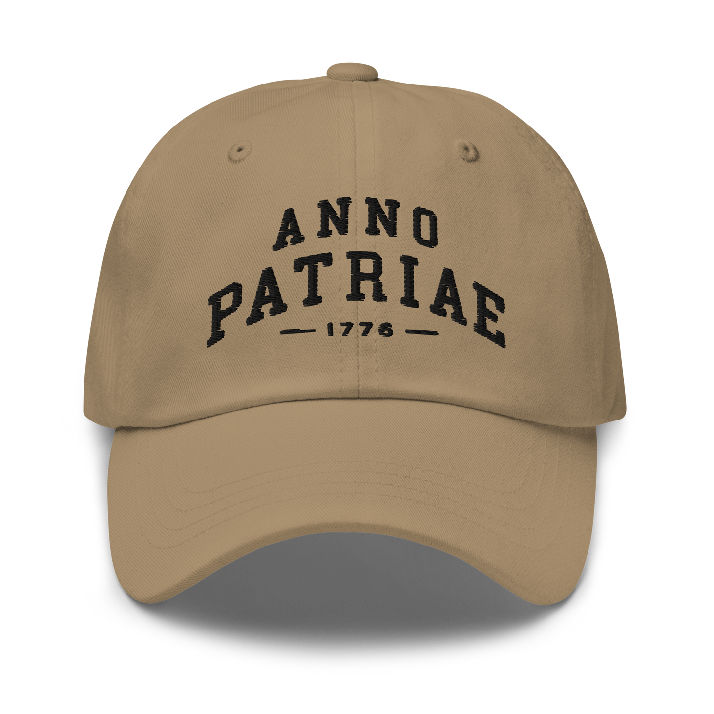 ANNO PATRIAE Varsity Classic Dad Hat in Khaki