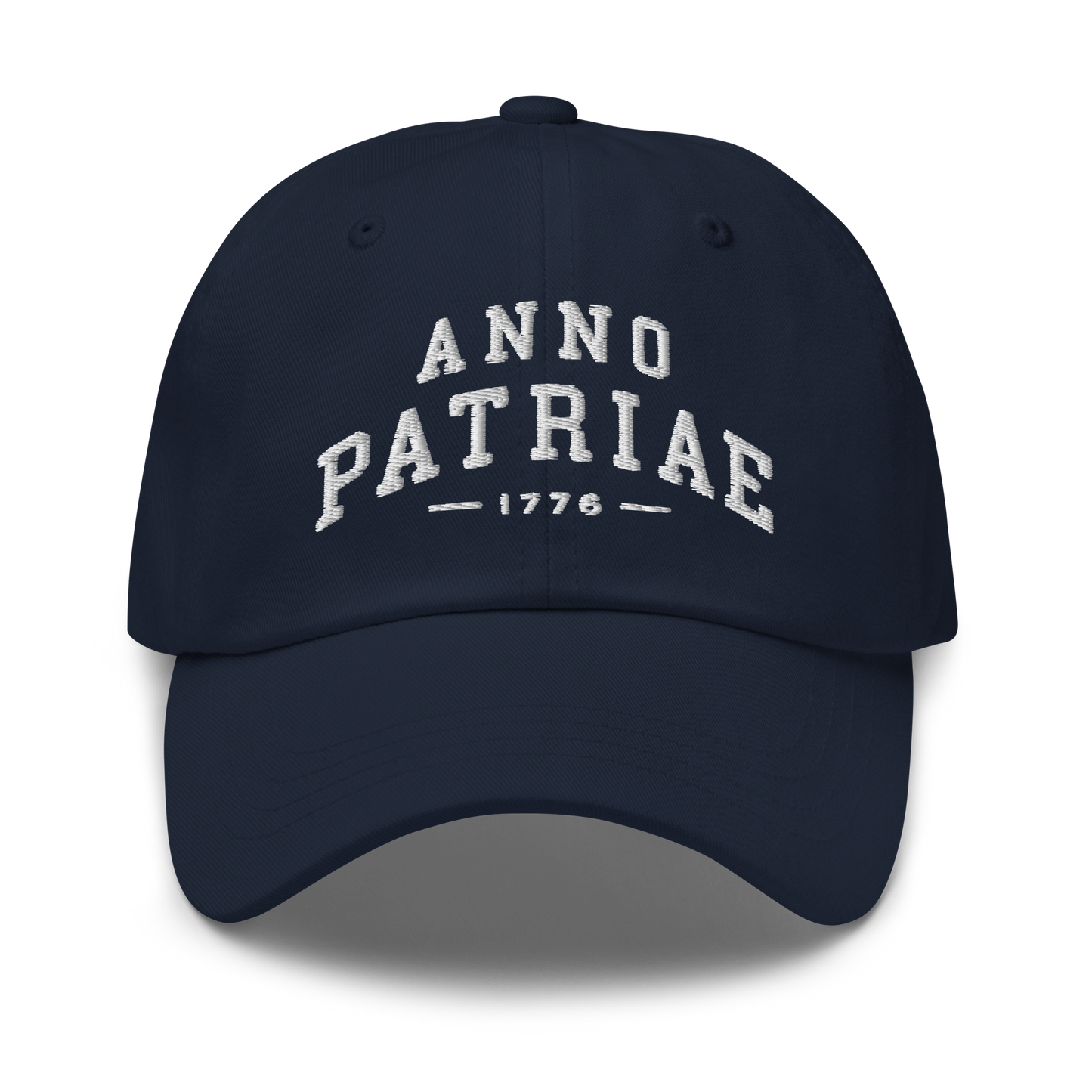 ANNO PATRIAE Varsity Classic Dad Hat in Navy