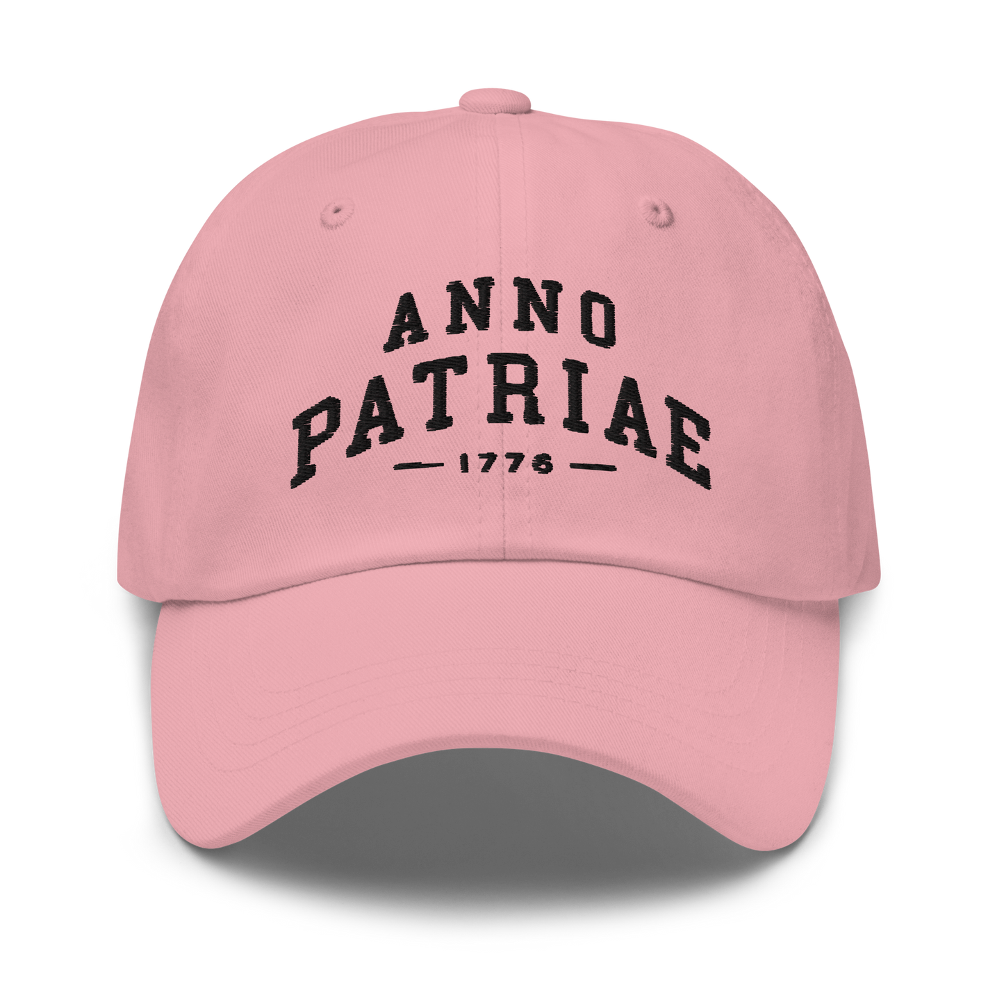 ANNO PATRIAE Varsity Classic Dad Hat in Pink