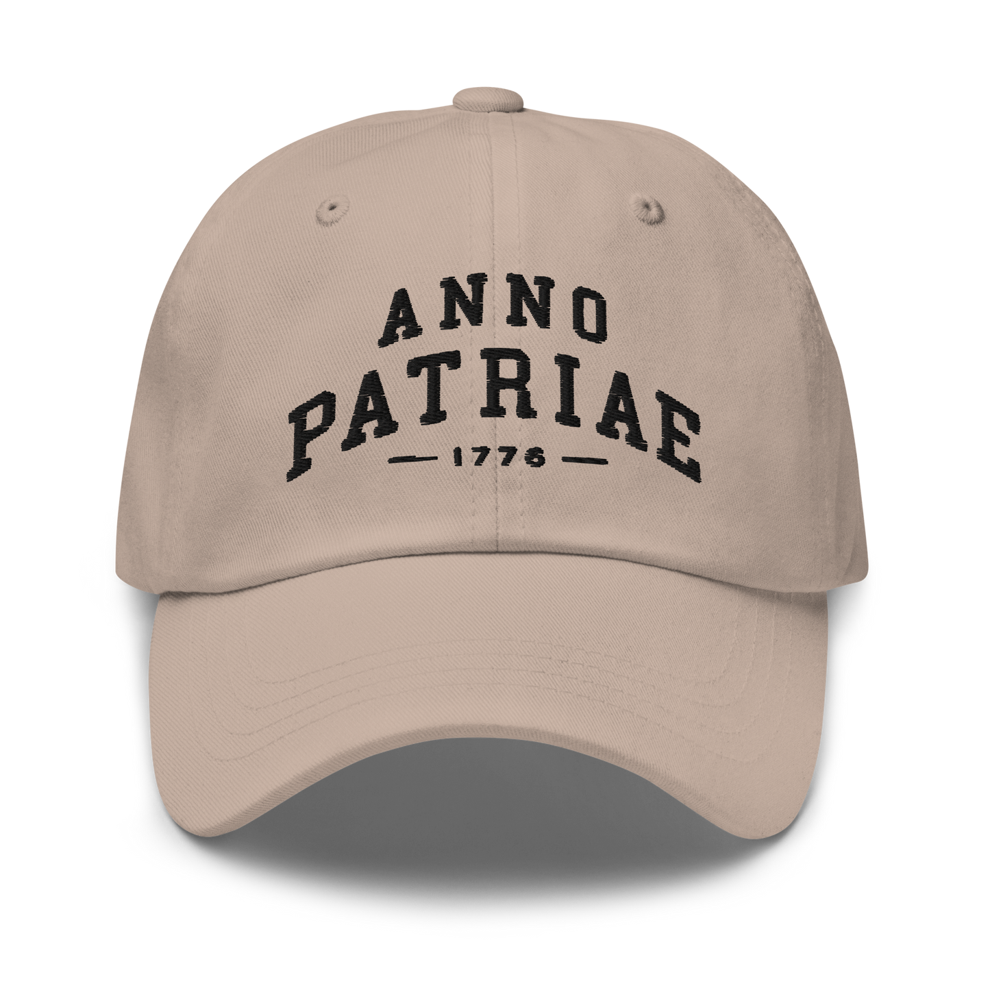 ANNO PATRIAE Varsity Classic Dad Hat in Stone