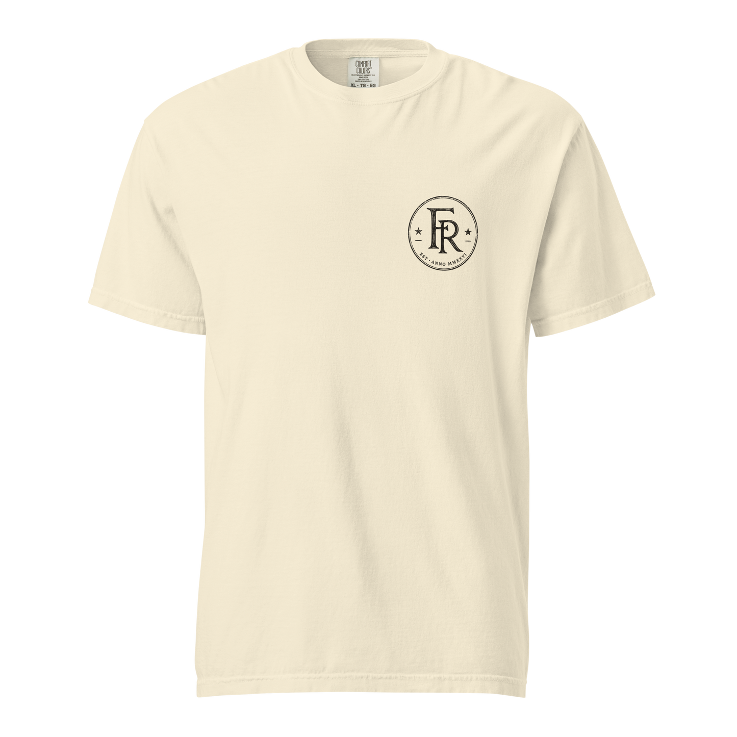 Under Providence Meeker, CO Rodeo Comfort Colors Tee in Ivory front