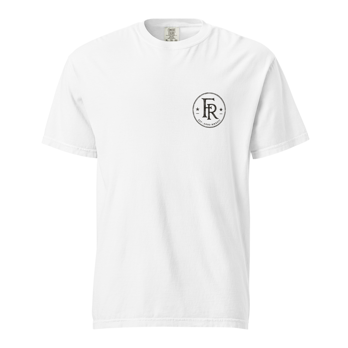 Under Providence Meeker, CO Rodeo Comfort Colors Tee in White front